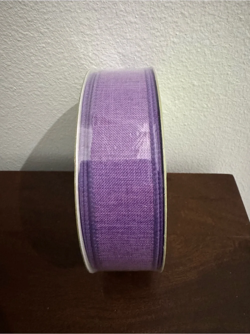 Purple Decorative Linen Ribbon - Home Accents 50 yds NWT
